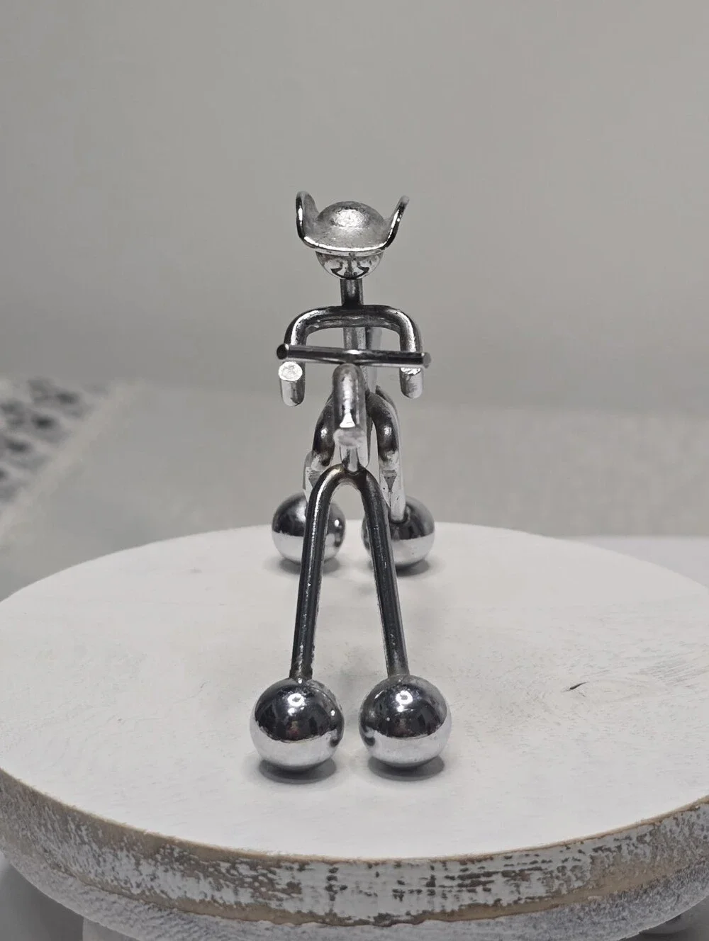 Cowboy Riding Horse Metal Desktop Decor [ Read Details ]